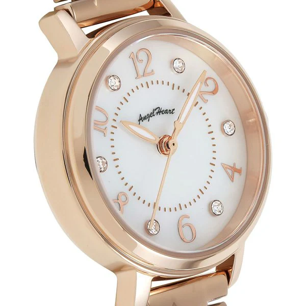 Angel Heart THN24PG Twinkle Heart White Elegant Design Quartz Movement Water Resistant Stylish Women's Watch - Image 5