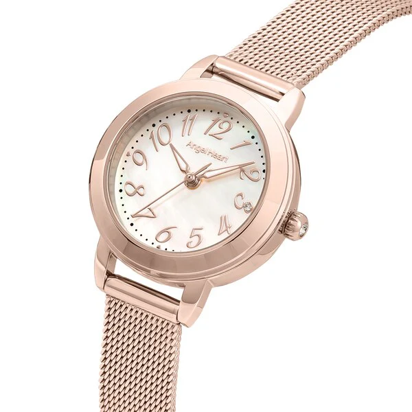 Angel Heart TT25PG-ELT Twinkle Time Women's Metal Strap Elegant Design Quartz Movement Water Resistant - Image 5