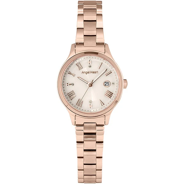 Angel Heart TT27PG-ELT Twinkle Time Women's Metal Strap Elegant Design Water Resistant Stylish Timepiece