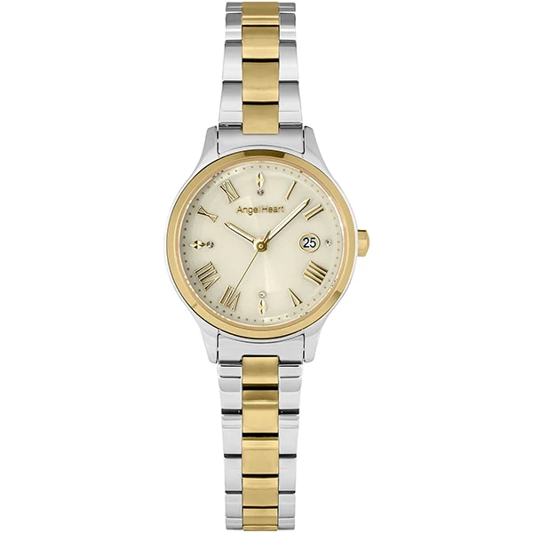 Angel Heart TT27YS-ELT Twinkle Time Yellow Gold Elegant Design 1-Year Warranty Water Resistant Stylish Timepiece