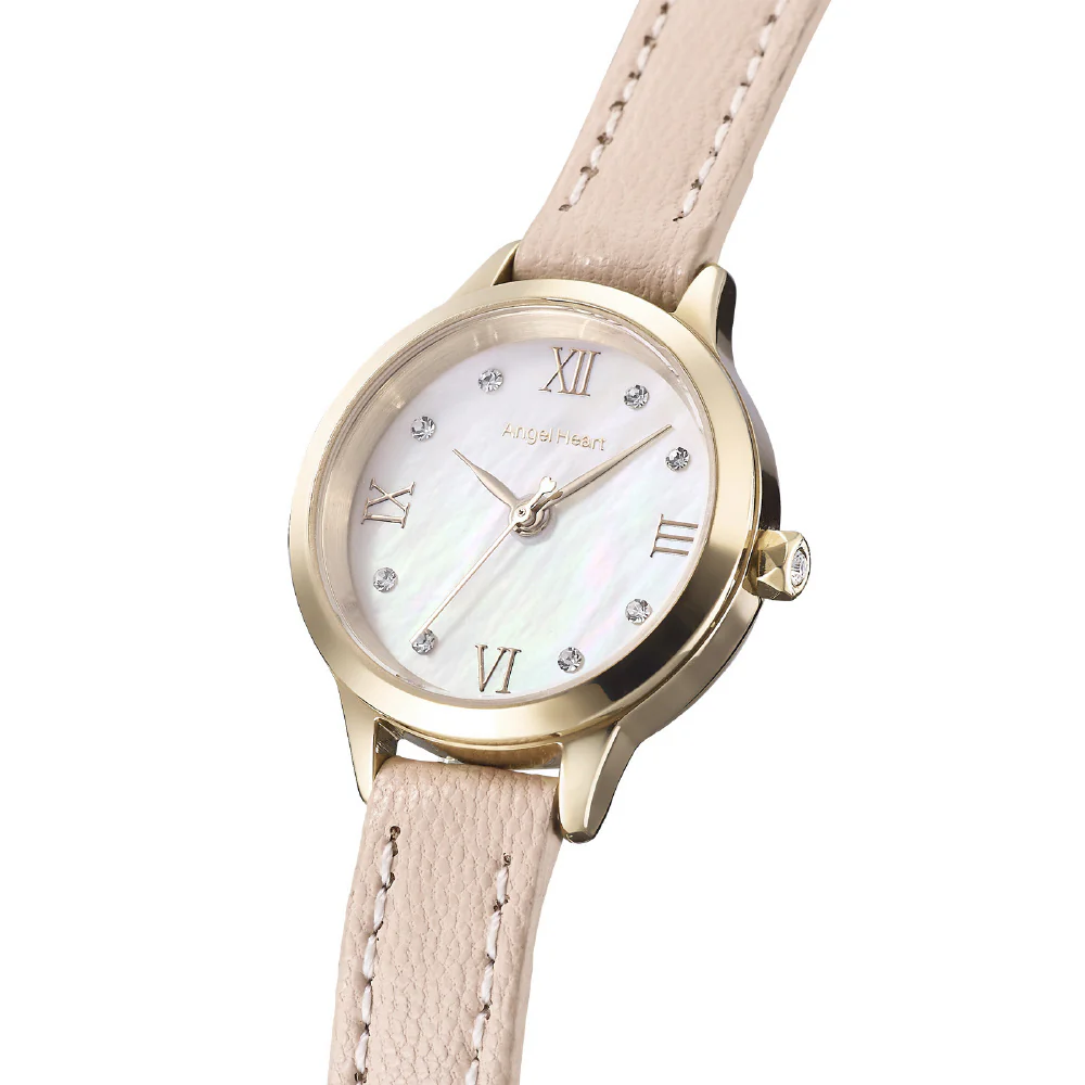 Angel Heart TTN25P-PK Twinkle Time Elegant White Design 1-Year Warranty Japanese Movement Water-Resistant - Image 2