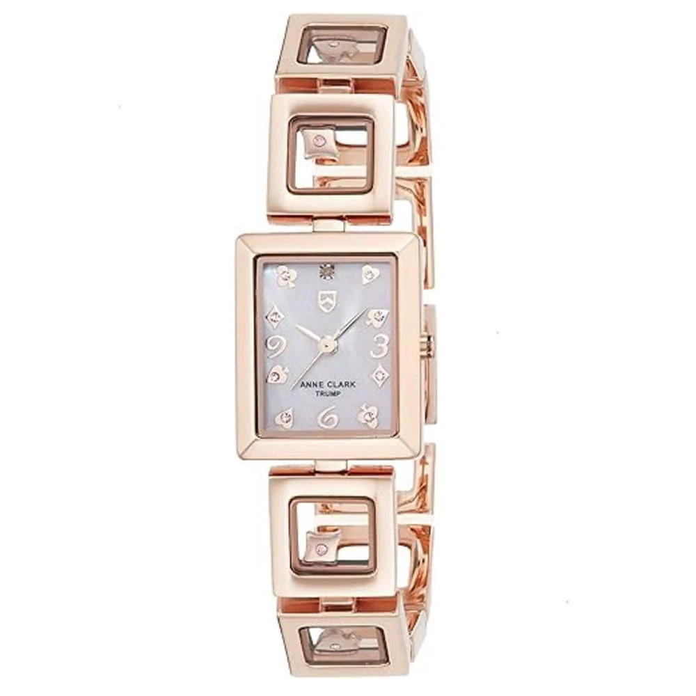 ANN CLARK AA-1030-17PG Pink Shell Dial Women's Watch