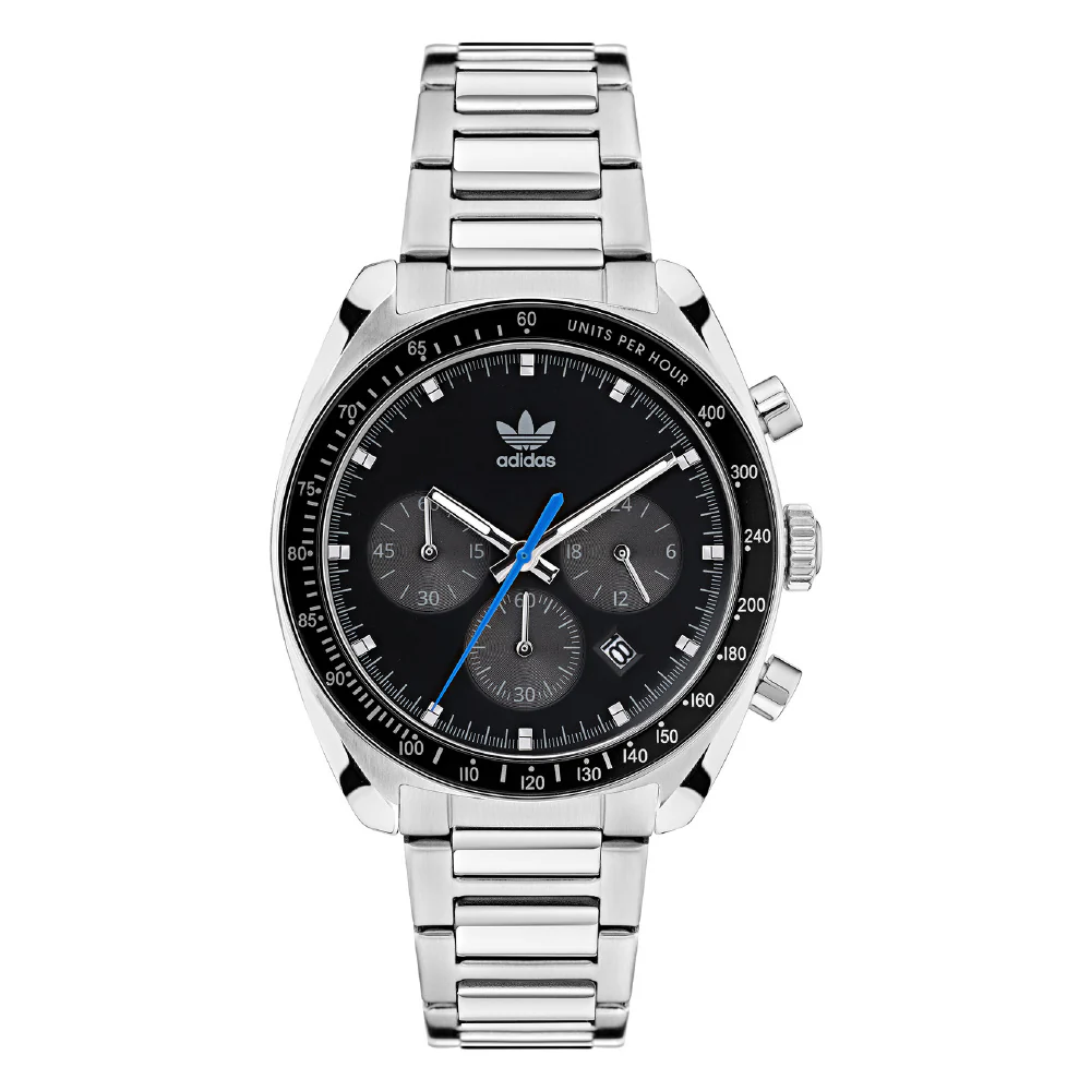 AOFH22006 Edition One Chrono 1 Year Warranty Authentic Black Stainless Steel Chronograph Water Resistant