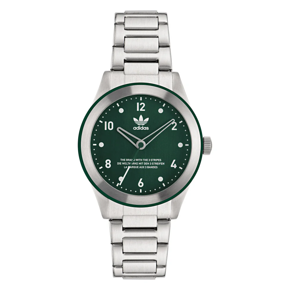 AOSY22520 Stylish Green Design Water Resistant 1-Year Warranty Japanese Movement Authentic Quality