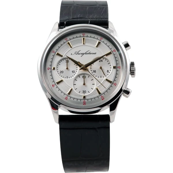 ARCA FUTURA B0942-01BK Elegant Design Water Resistant Quartz Movement Durable Stainless Steel Band