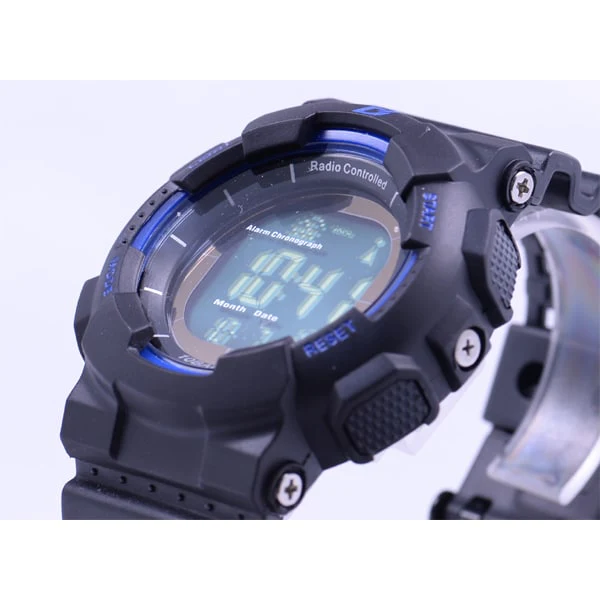 Arias ADWW15039RCSOL1 Solar Powered Men's Watch Black Blue Stylish Design Water Resistant Eco-Friendly