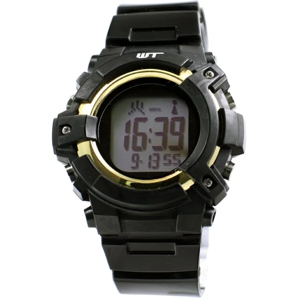 Arias WT13003-RCSOL-1 Wave Trance Solar Powered Men's Watch Black Stylish Design Water Resistant Eco-Friendly