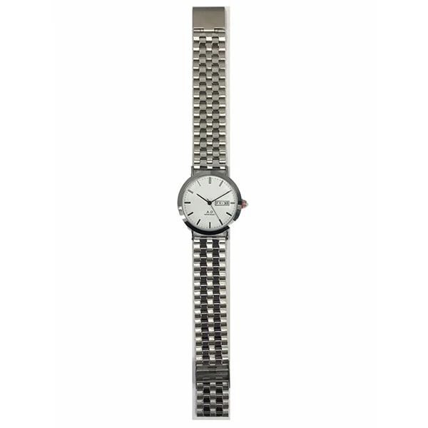 Arias WW19039A-118 Men's Metal Strap Analog Watch Day-Date Stylish Design Water Resistant