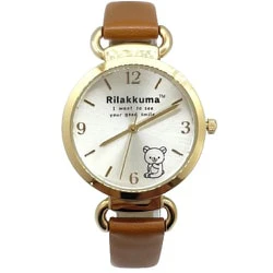 Arias WW20104SXRK Rilakkuma Women's Leather Strap Casual Watch Cute Design Quartz Movement Water Resistant - Image 3