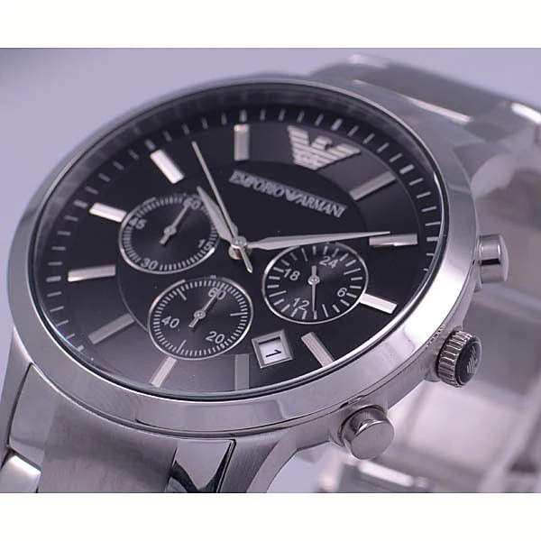 Armani AR2434 Quartz Men's Watch - Stylish Design - 2-Year Warranty - Water Resistant - Classic Elegance