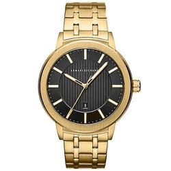 Armani AX1456 Elegant Stainless Steel Case Water Resistant Quartz Movement Stylish Black Dial - Image 3