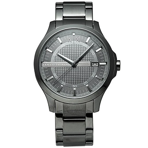 Armani AX2135 Men's Metal Band Stylish Design Water Resistant Elegant Timepiece 2-Year Warranty