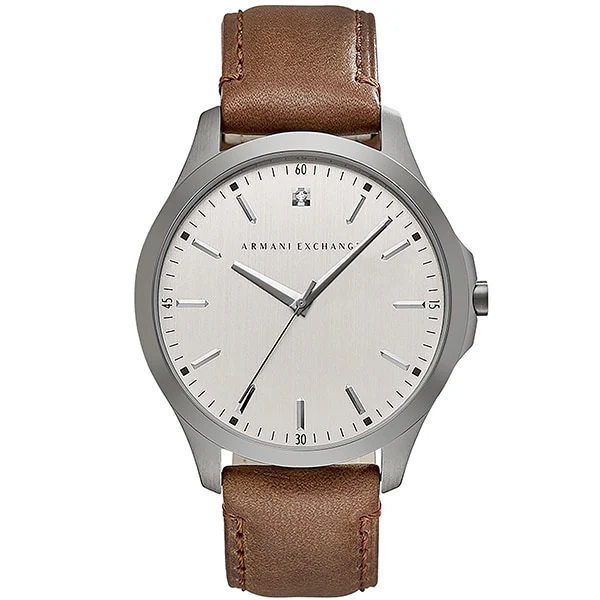 Armani AX2195 Stylish Stainless Steel Case Water Resistant Quartz Movement 2-Year Warranty