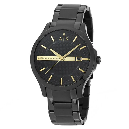 Armani AX2413 Men's Metal Band Luxury Watch Water Resistant Elegant Design 2-Year Warranty