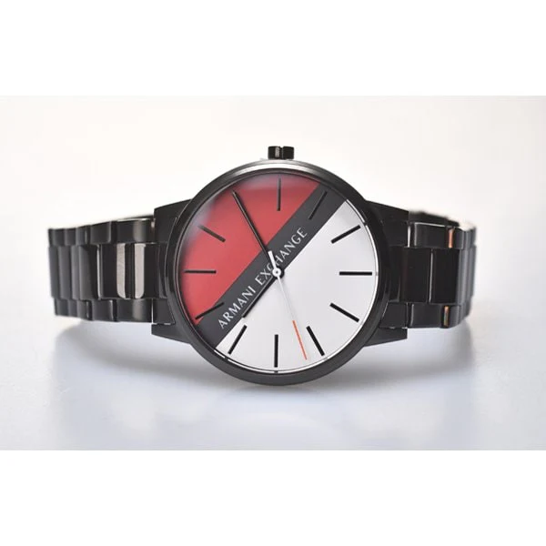 Armani AX2725 Men's Metal Band Luxury Watch Water Resistant Quartz Elegant Design 2-Year Warranty