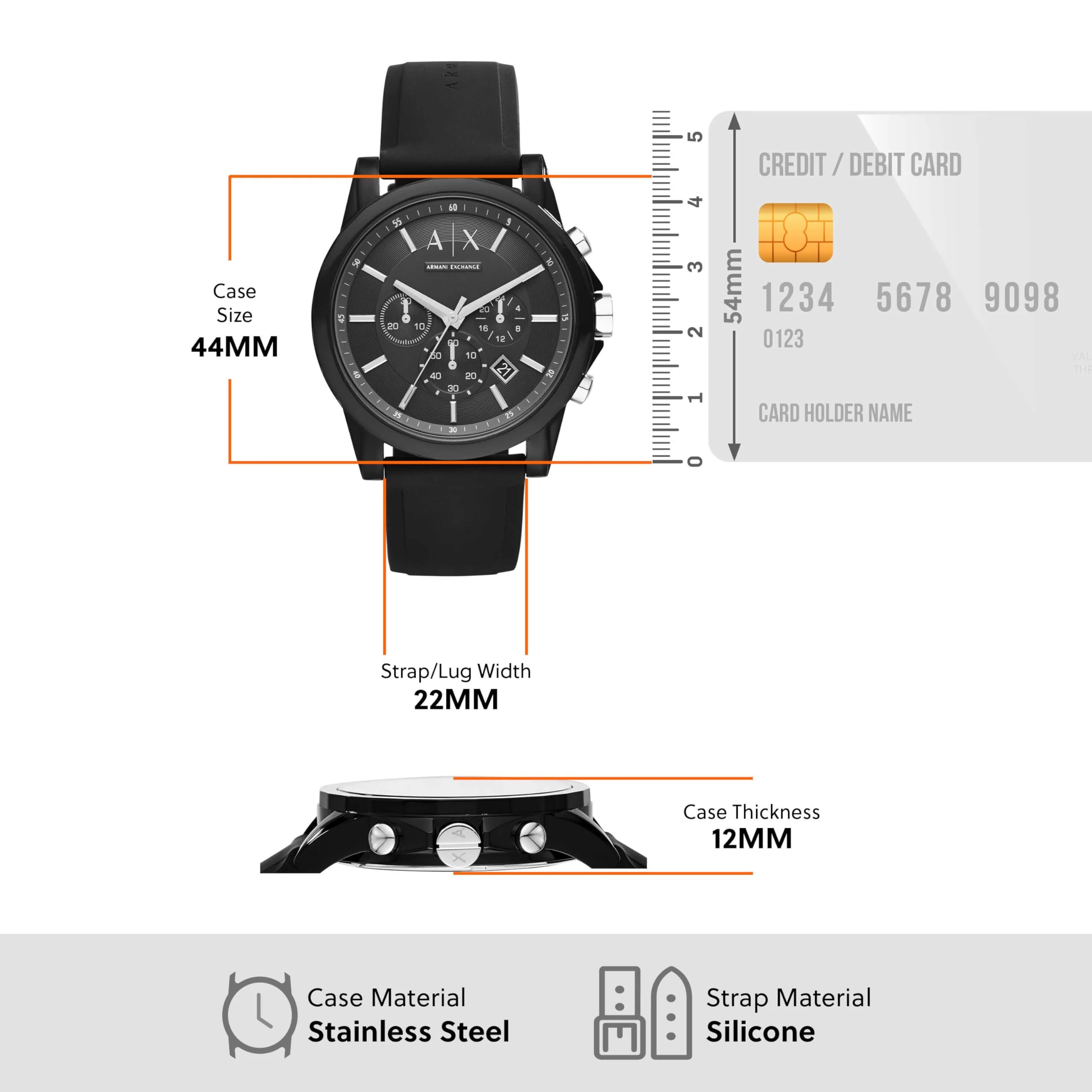 ARMANI EXCHANGE Active AX1326 Chronograph Men's Watch - Image 4
