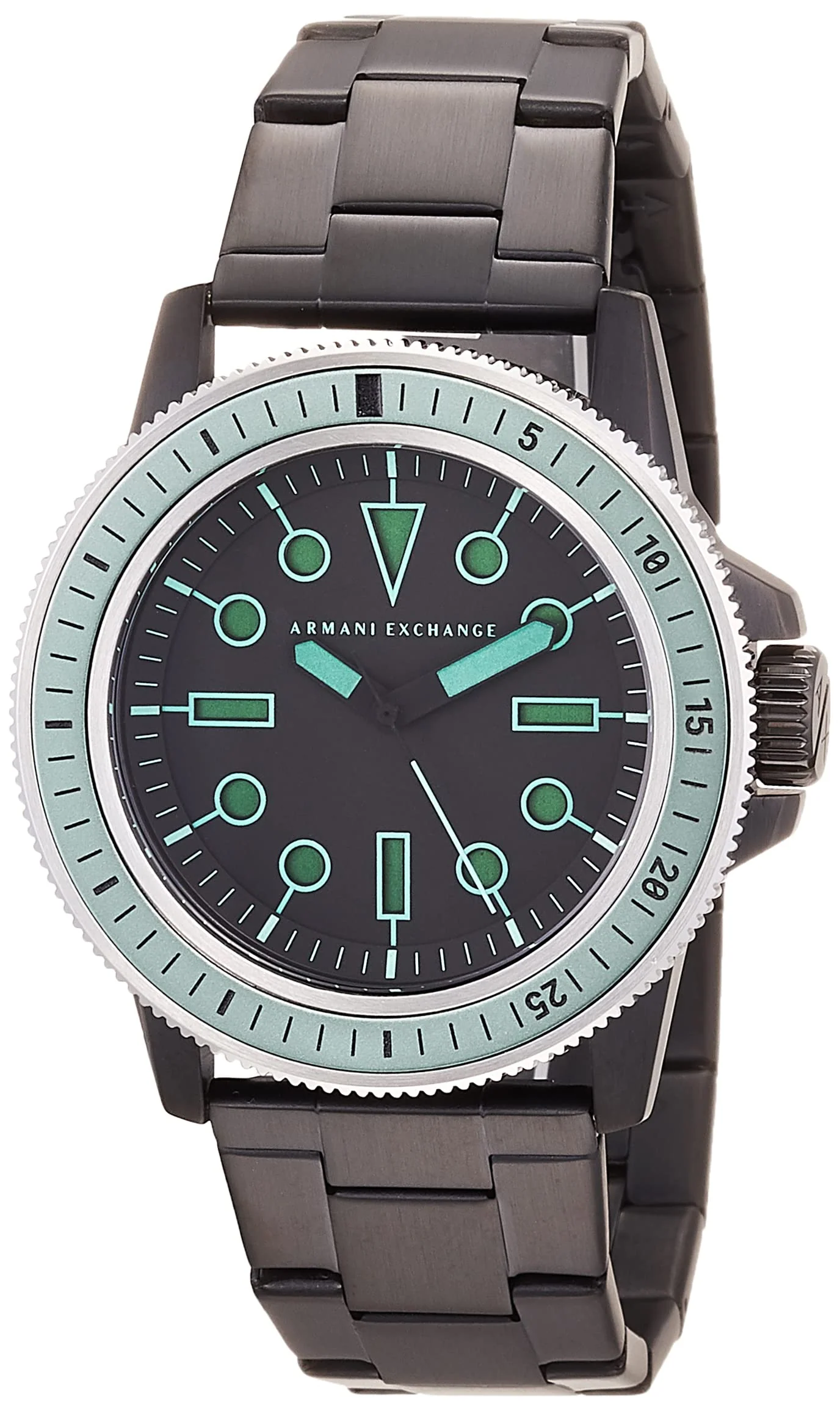 ARMANI EXCHANGE AX1858 Three-Hand Black Stainless Steel Men's Watch
