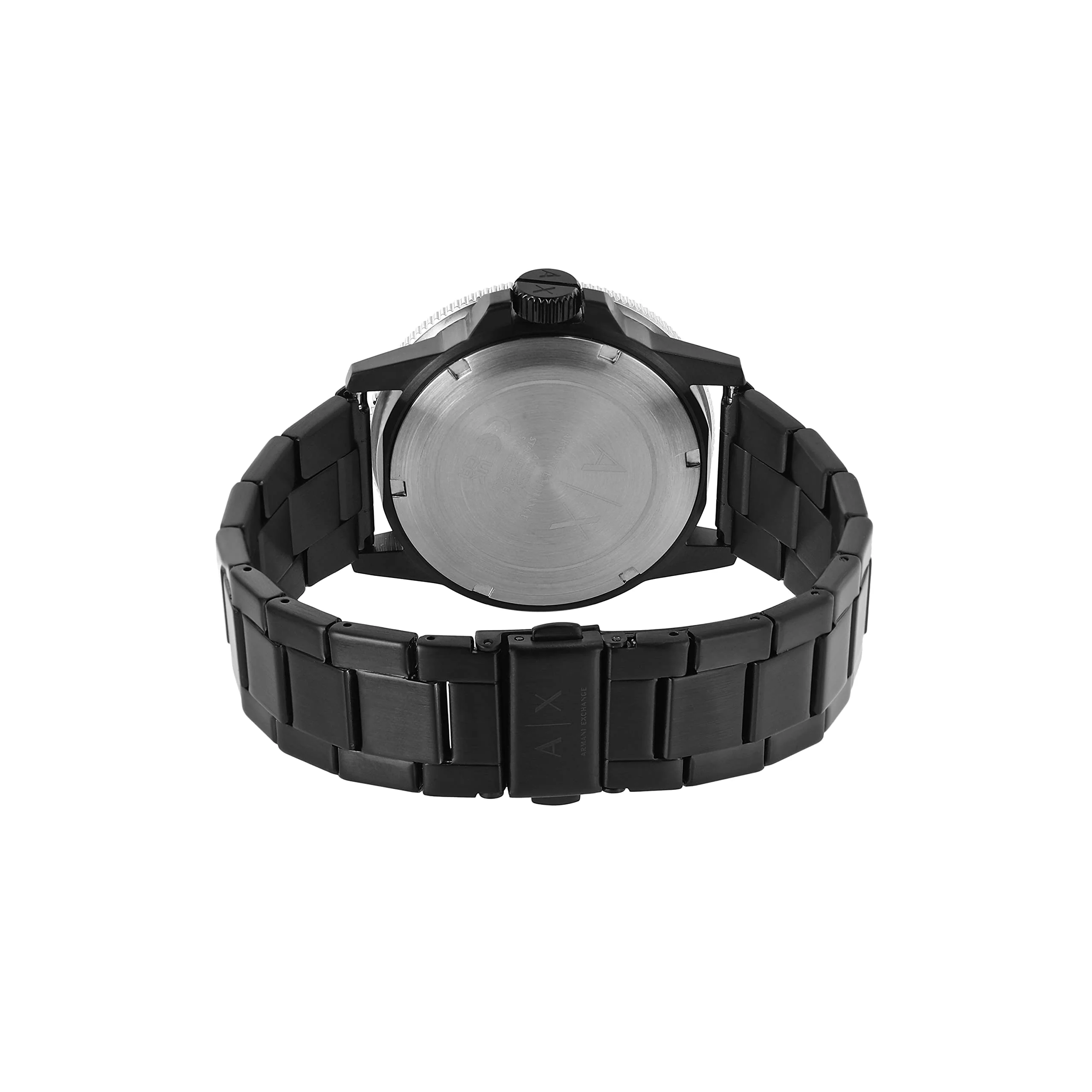 ARMANI EXCHANGE AX1858 Three-Hand Black Stainless Steel Men's Watch - Image 4