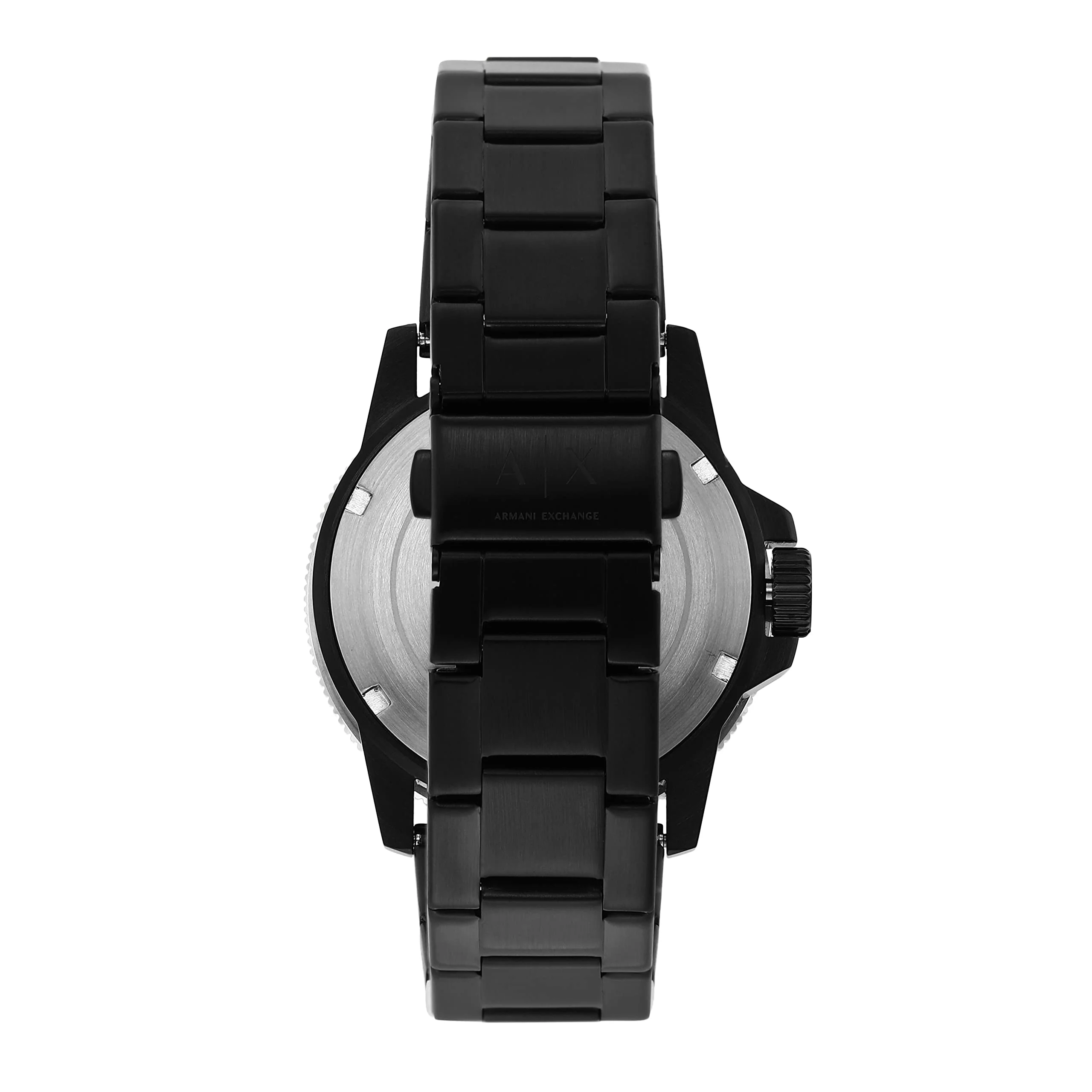 ARMANI EXCHANGE AX1858 Three-Hand Black Stainless Steel Men's Watch - Image 5