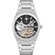 ARNSHOW ES-8291-11 Dual Time Automatic Skeleton Sun & Moon Elegant Design Water Resistant Stylish Timepiece