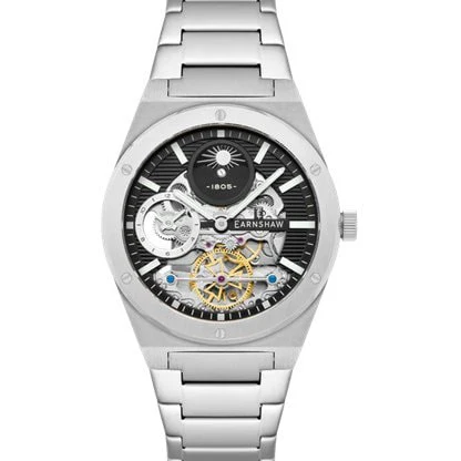 ARNSHOW ES-8291-11 Dual Time Automatic Skeleton Sun & Moon Elegant Design Water Resistant Stylish Timepiece - Image 3