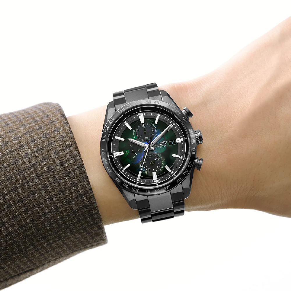Citizen AT8286-65E Attesa super titanium solar radio limited edition watch - Image 8
