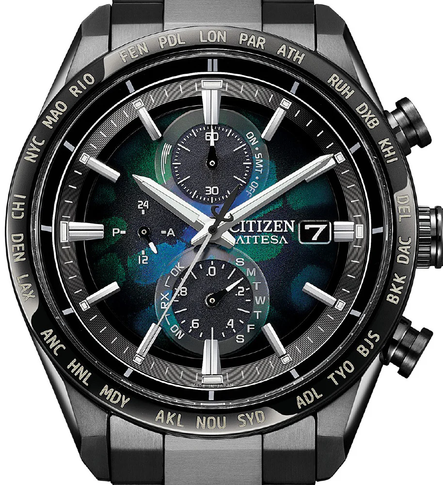 Citizen AT8286-65E Attesa super titanium solar radio limited edition watch - Image 9