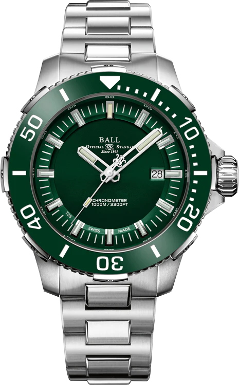 Ball Engineer Hydrocarbon DEEPQUEST2GREEN Automatic Men Unisex Watch - Image 5