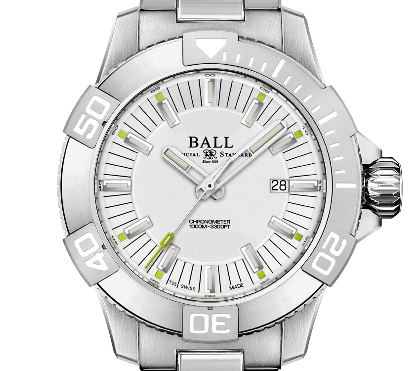 Ball Engineer Hydrocarbon DEEPQUEST2SILVER Automatic Men's Unisex Watch