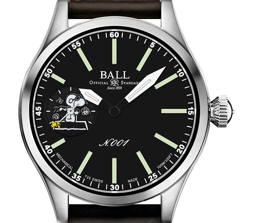 Ball SNOOPY FLYING ACE NM2638C-L2J-BK Automatic Unisex Watch