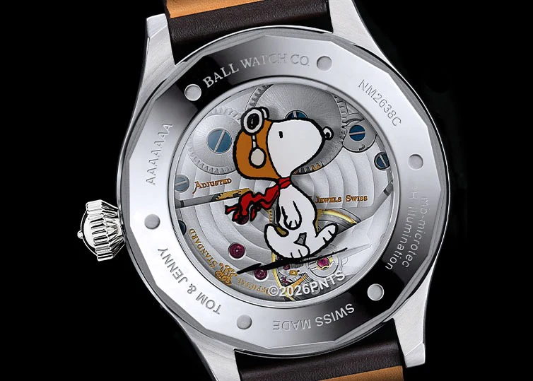 Ball SNOOPY FLYING ACE NM2638C-L2J-BK Automatic Unisex Watch - Image 6