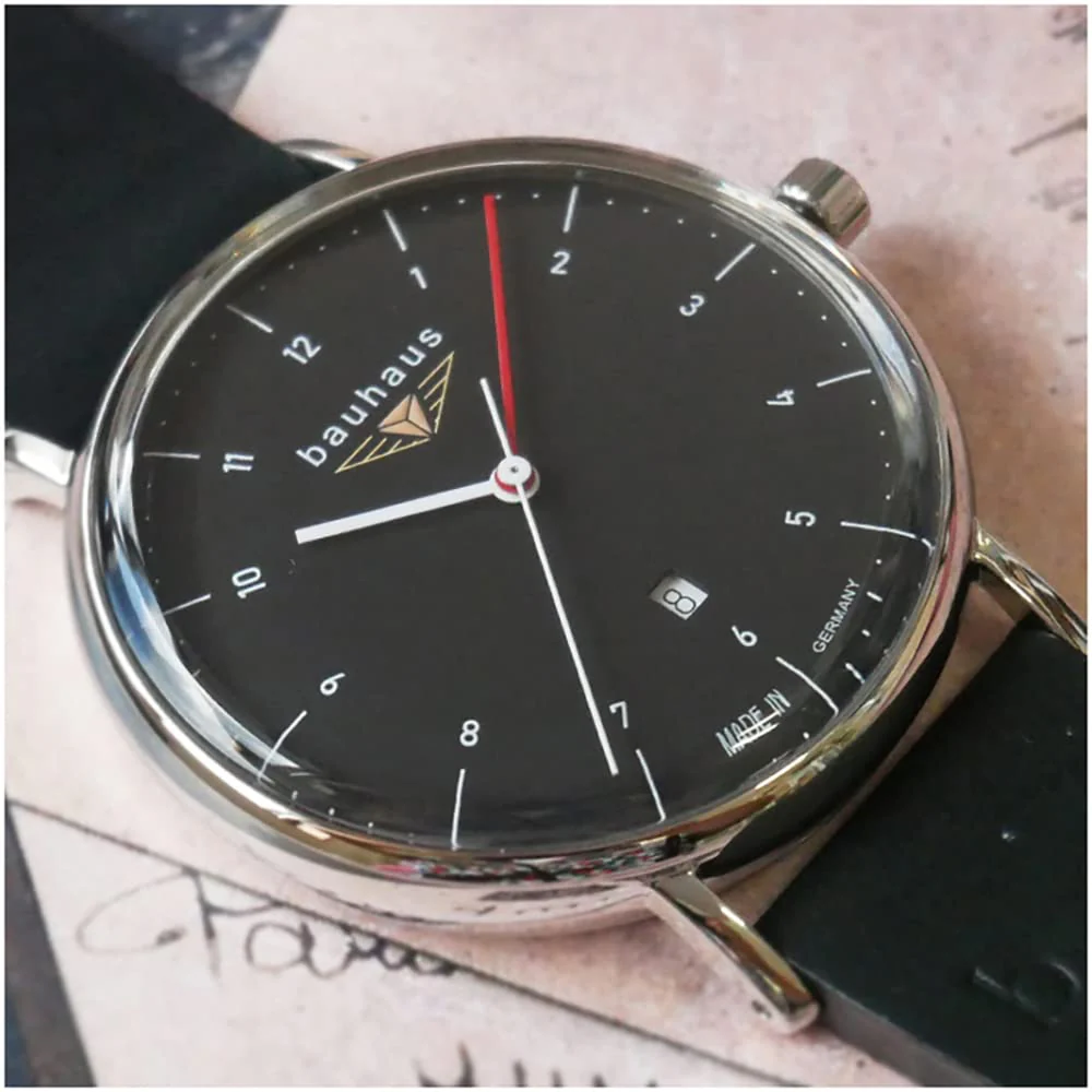 BAUHAUS 2140-2QZ Quartz Men's Black Sports Watch - Image 3