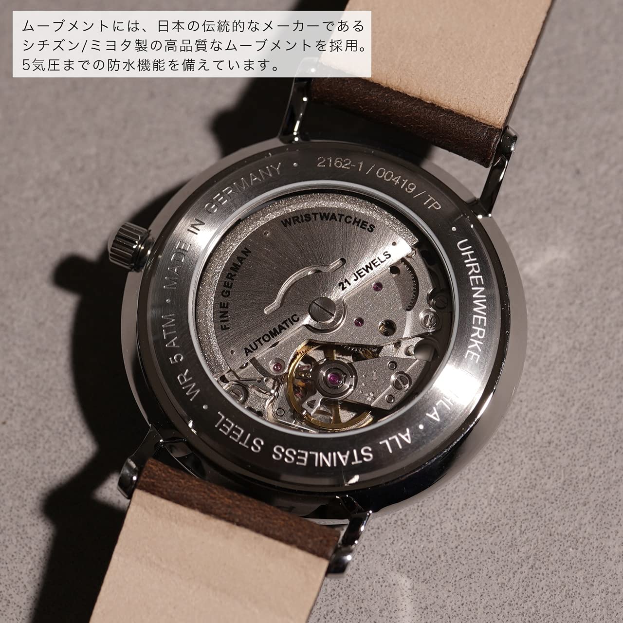 BAUHAUS 2162-1AT Automatic Men's Watch - Image 5