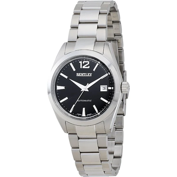 Bentley BT-AM392-BKS Automatic Movement Elegant Design Water Resistant Stainless Steel Case