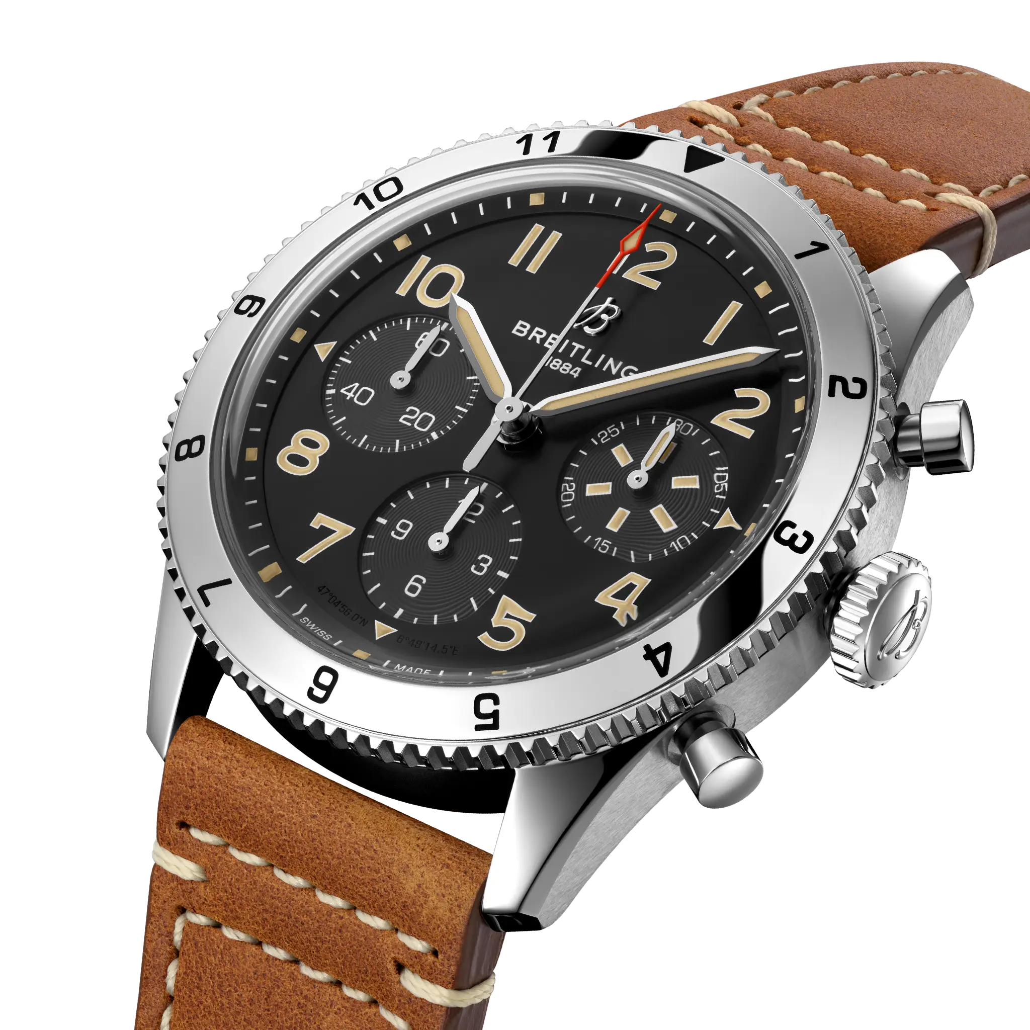 Breitling Classic Avi Chronograph 42 A233803A1B1X1 Automatic 42mm Men's Watch - Image 2