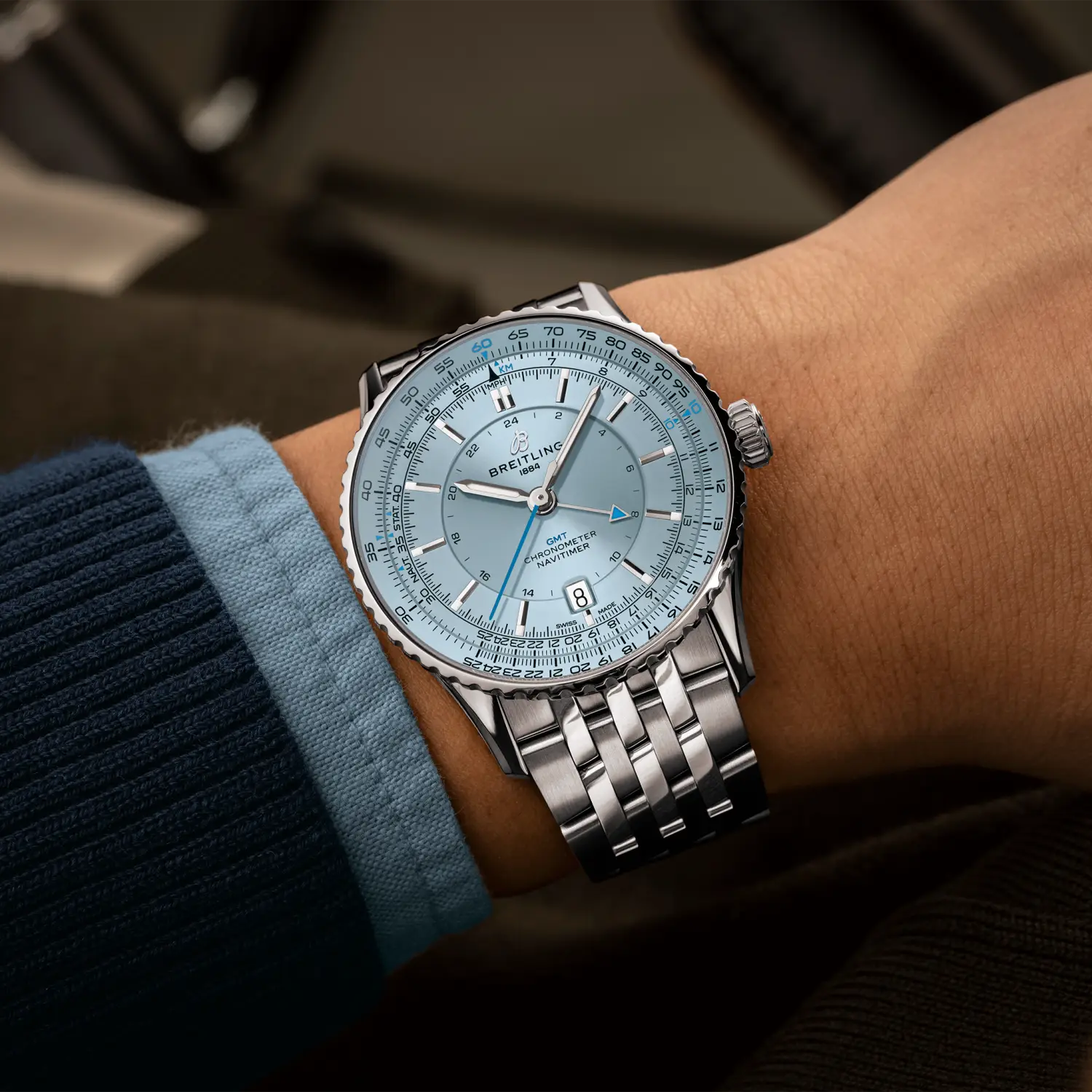 Breitling GMT 41 A32310171C1A1 Watch Japan Official - Image 5