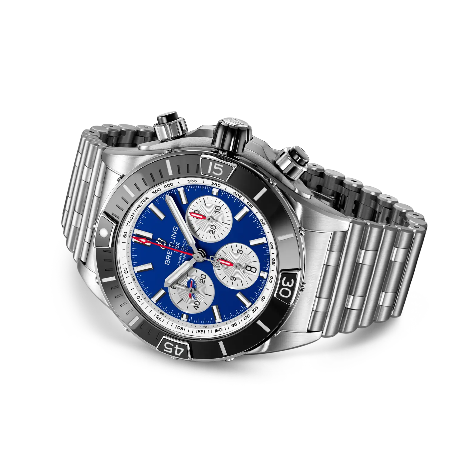 Breitling Super Chronomat B01 AB01361C1C4A1 Chronograph 44 NFL Buffalo Bills Edition Automatic Men's Watch - Image 3