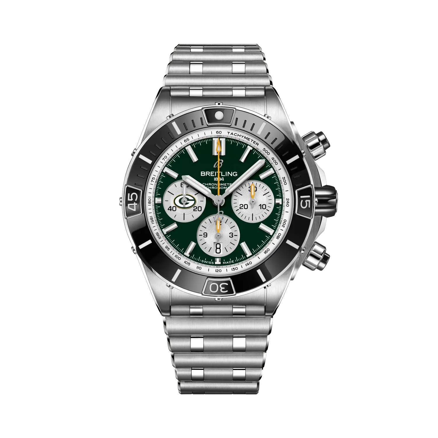 Breitling Super Chronomat B01 44 Green Bay Packers Edition AB01361C1L1A1