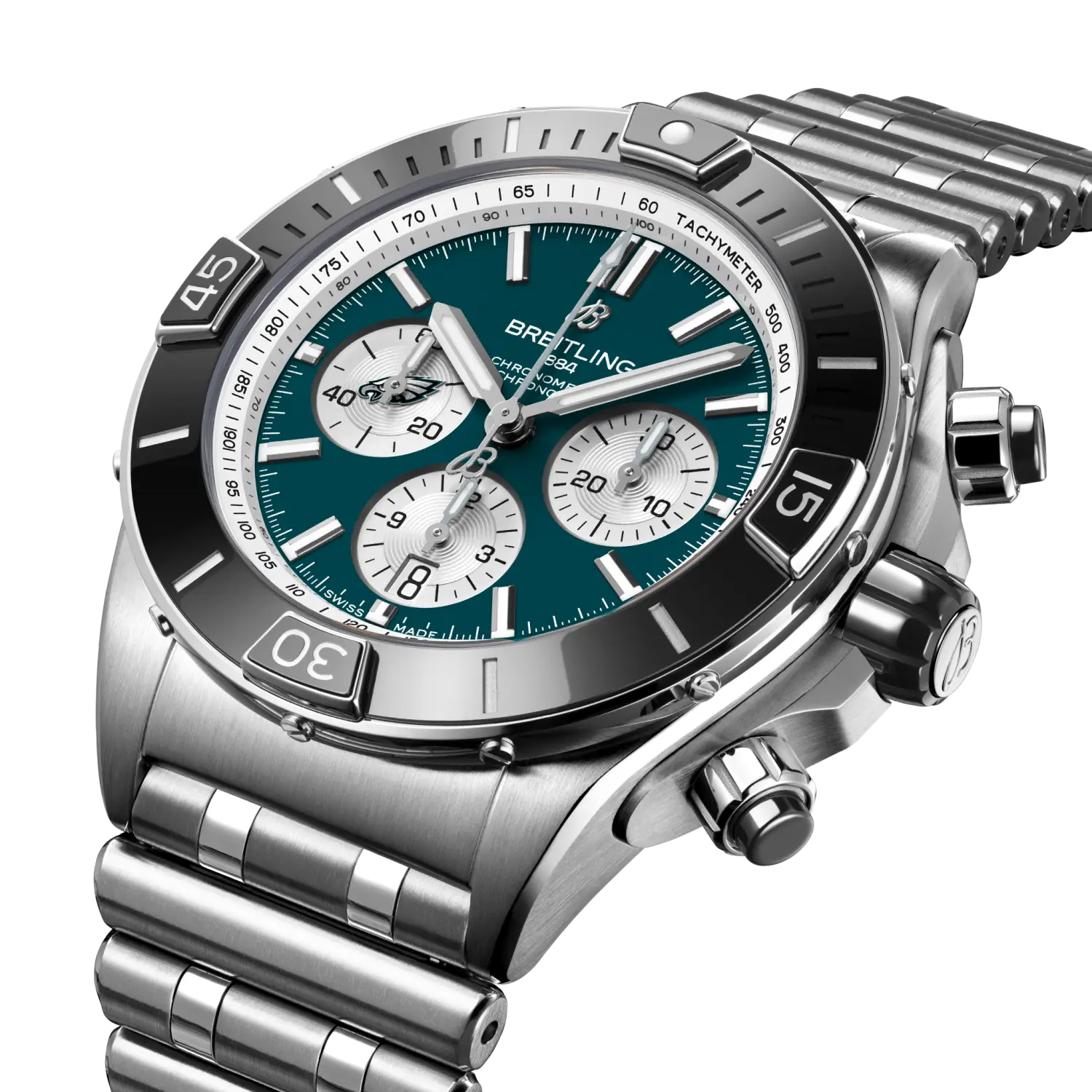 Breitling Super Chronomat B01 Chronograph 44 NFL Philadelphia Eagles AB01361C1L5A1 - Image 2