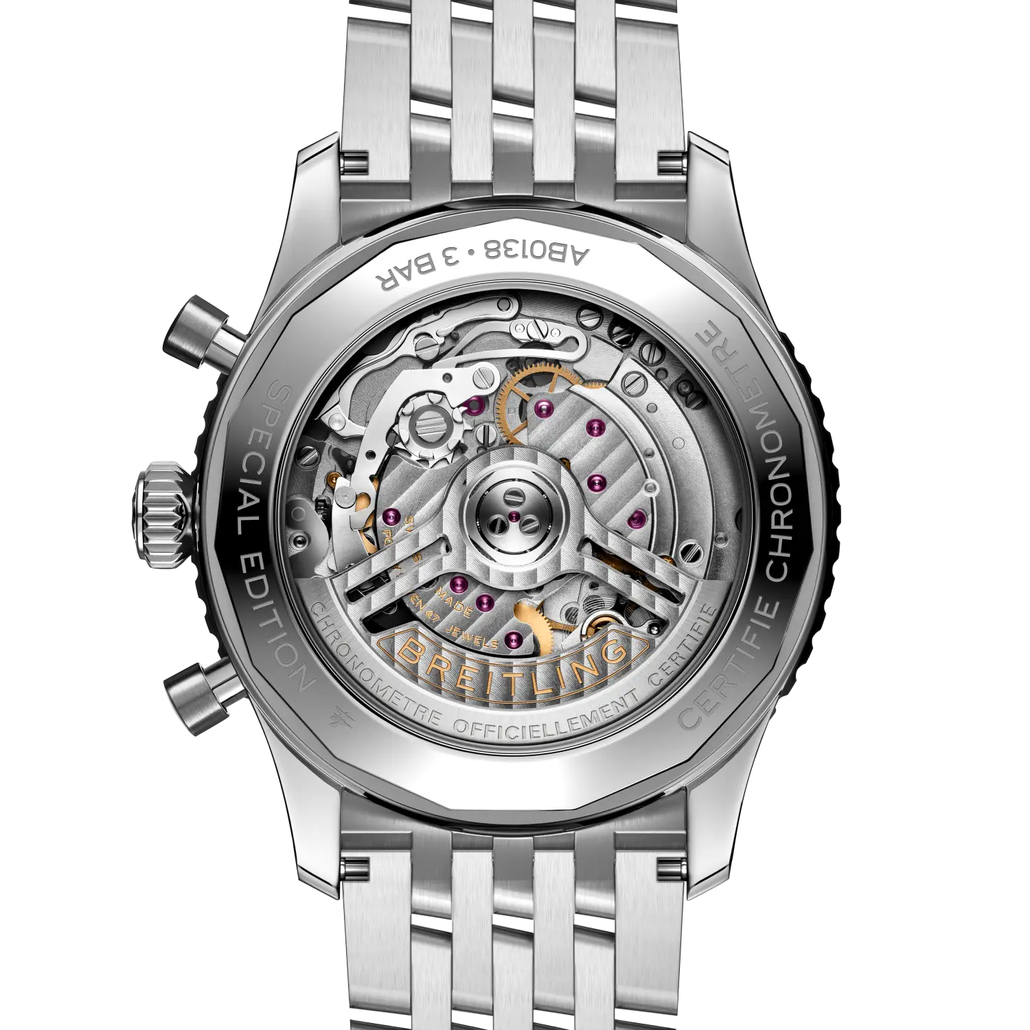 Breitling Navitimer B01 Chronograph 43 Japan Edition AB01381G1B1A1 Automatic Men's Watch - Image 4