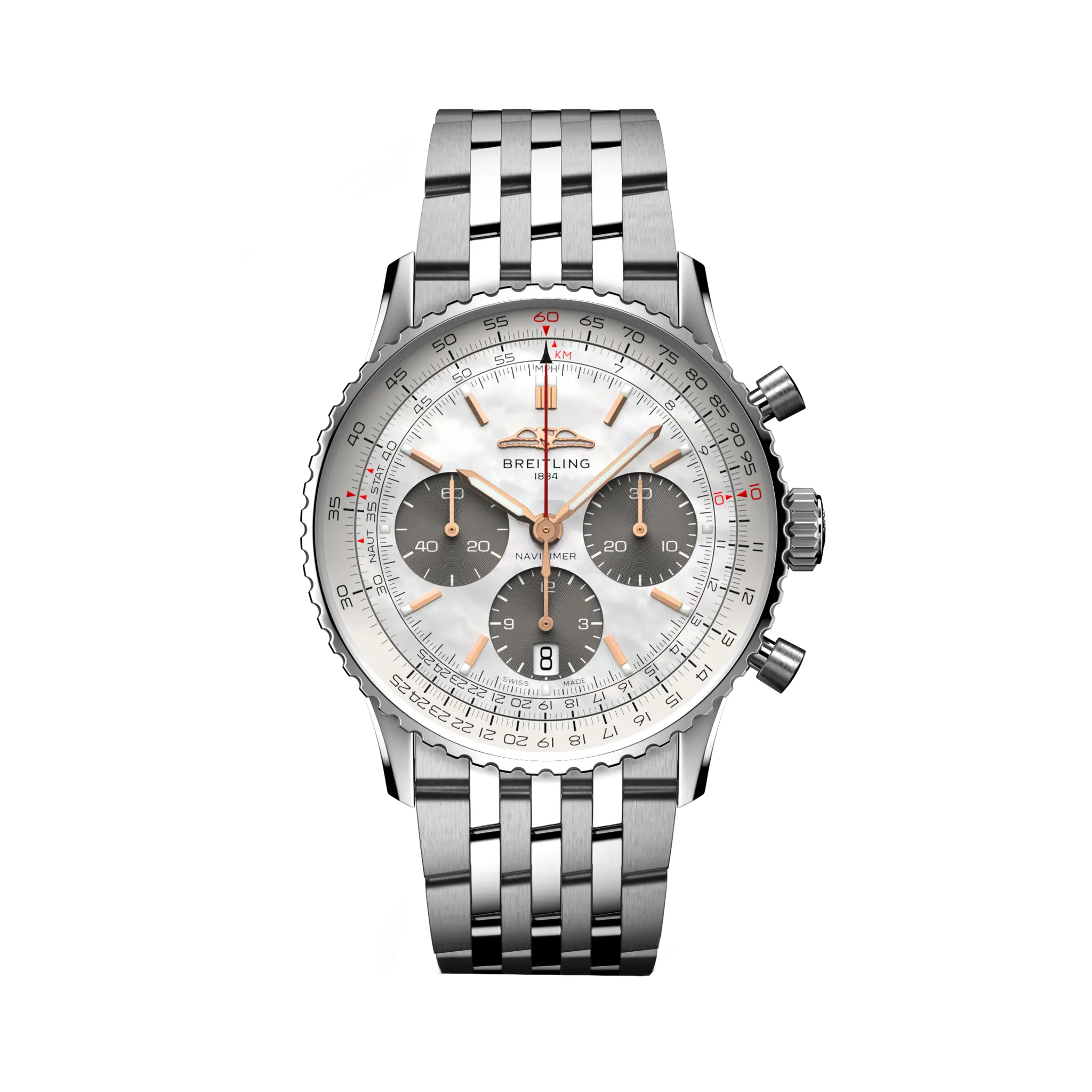 Breitling AB0139211A1A1 Breitling Navitimer B01 Chronograph 41 AB0139211A1 Automatic 41mm Men's Watch