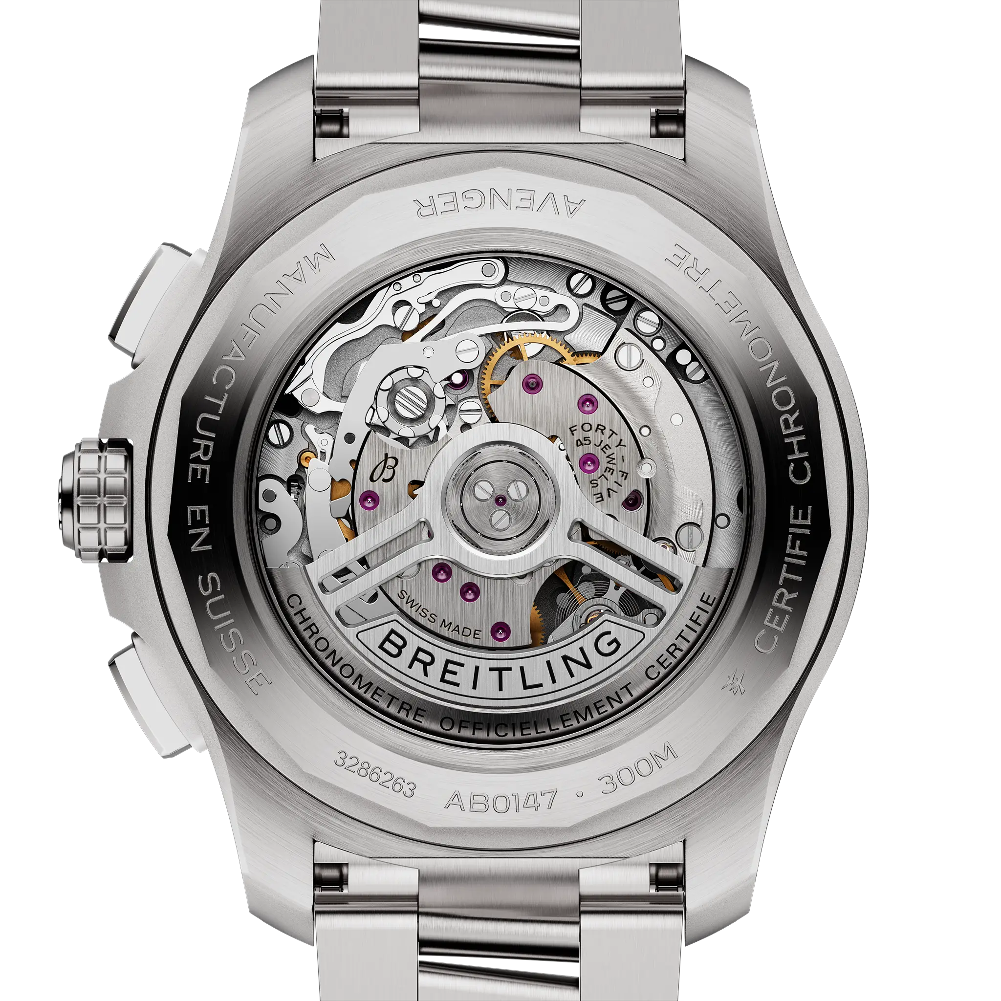 Breitling Avenger B01 Chronograph 44 AB0147101C1A1 Automatic Men's Watch 44mm - Image 4