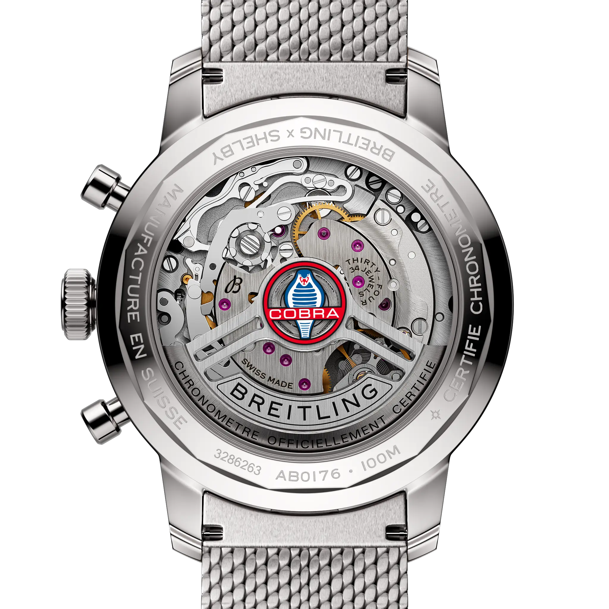 Breitling Top Time B01 Shelby Cobra AB01763A1C1A1 Automatic 41mm Men's Watch - Image 4