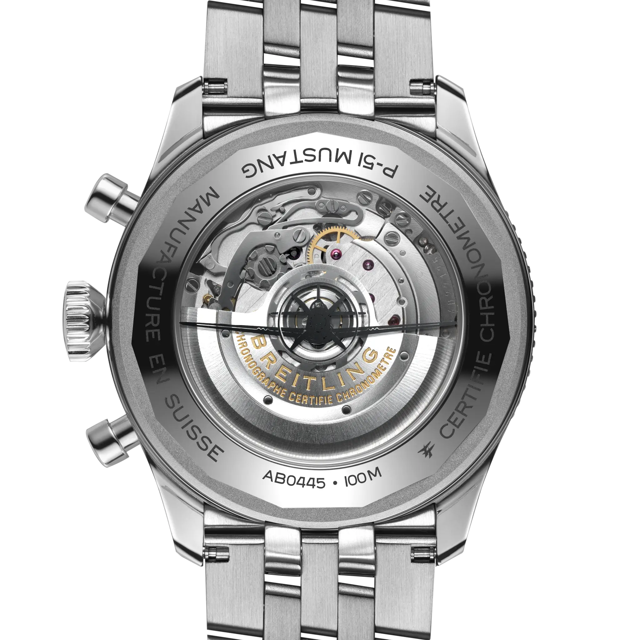 Breitling B04 GMT 46 P-51 AB04453A1B1A1 Watch Japan Official - Image 4