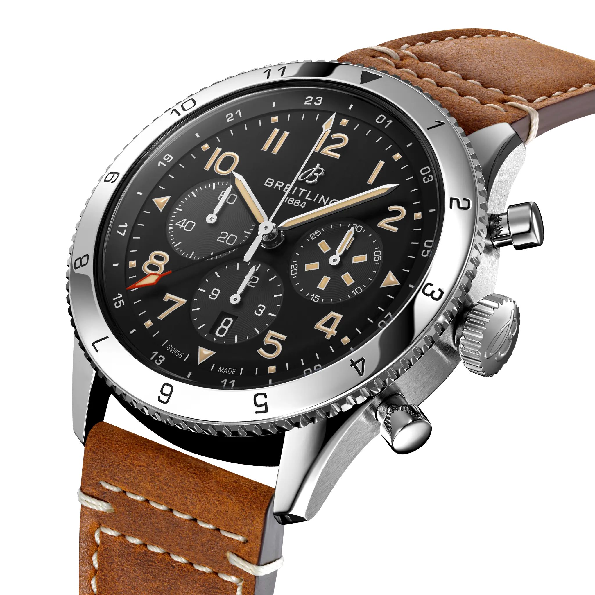 Breitling B04 GMT 46 P-51 AB04453A1B1X1 Watch Japan Official - Image 2