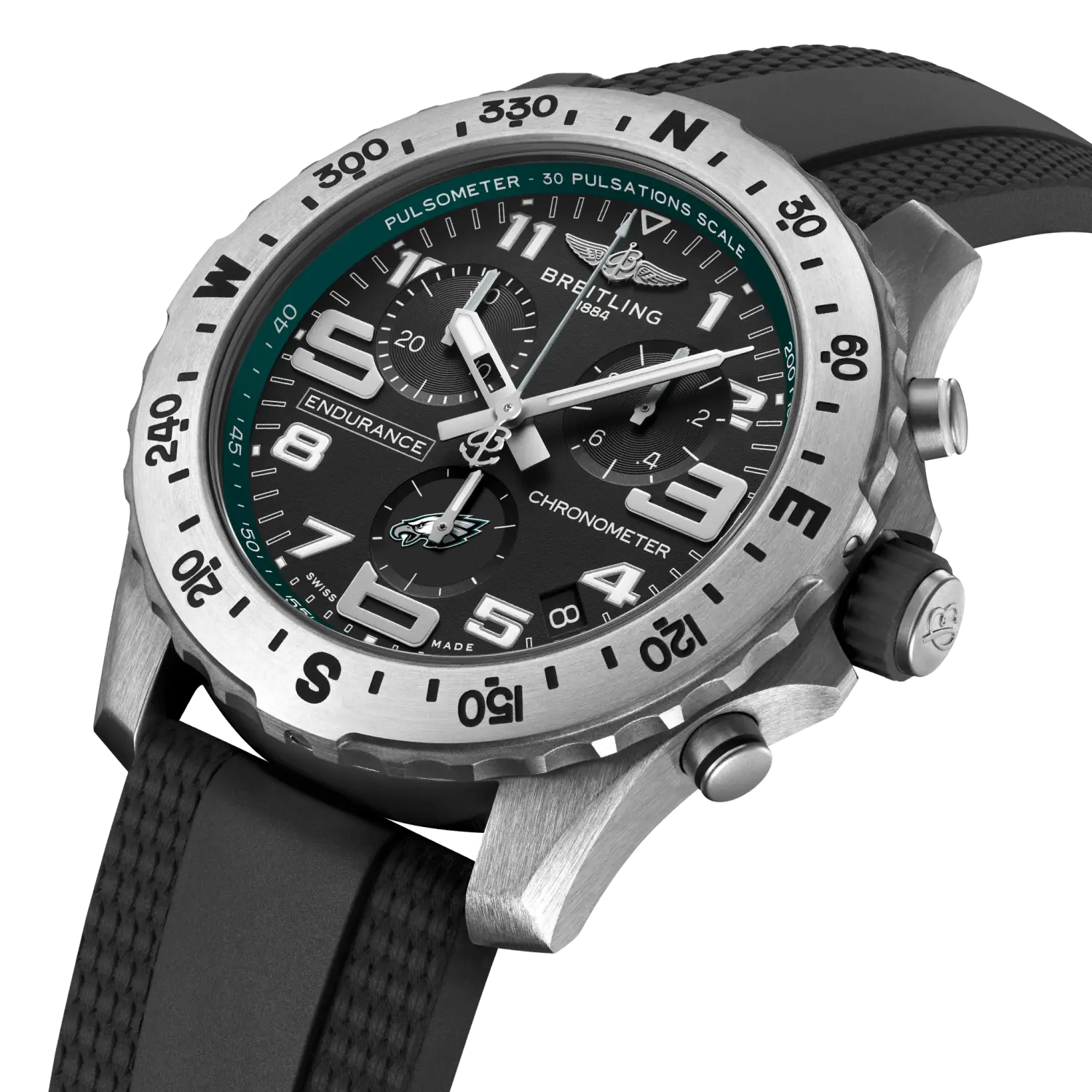 Breitling Endurance Pro E823106A1B6S1 Philadelphia Eagles Edition Quartz 44mm Men's Watch - Image 2