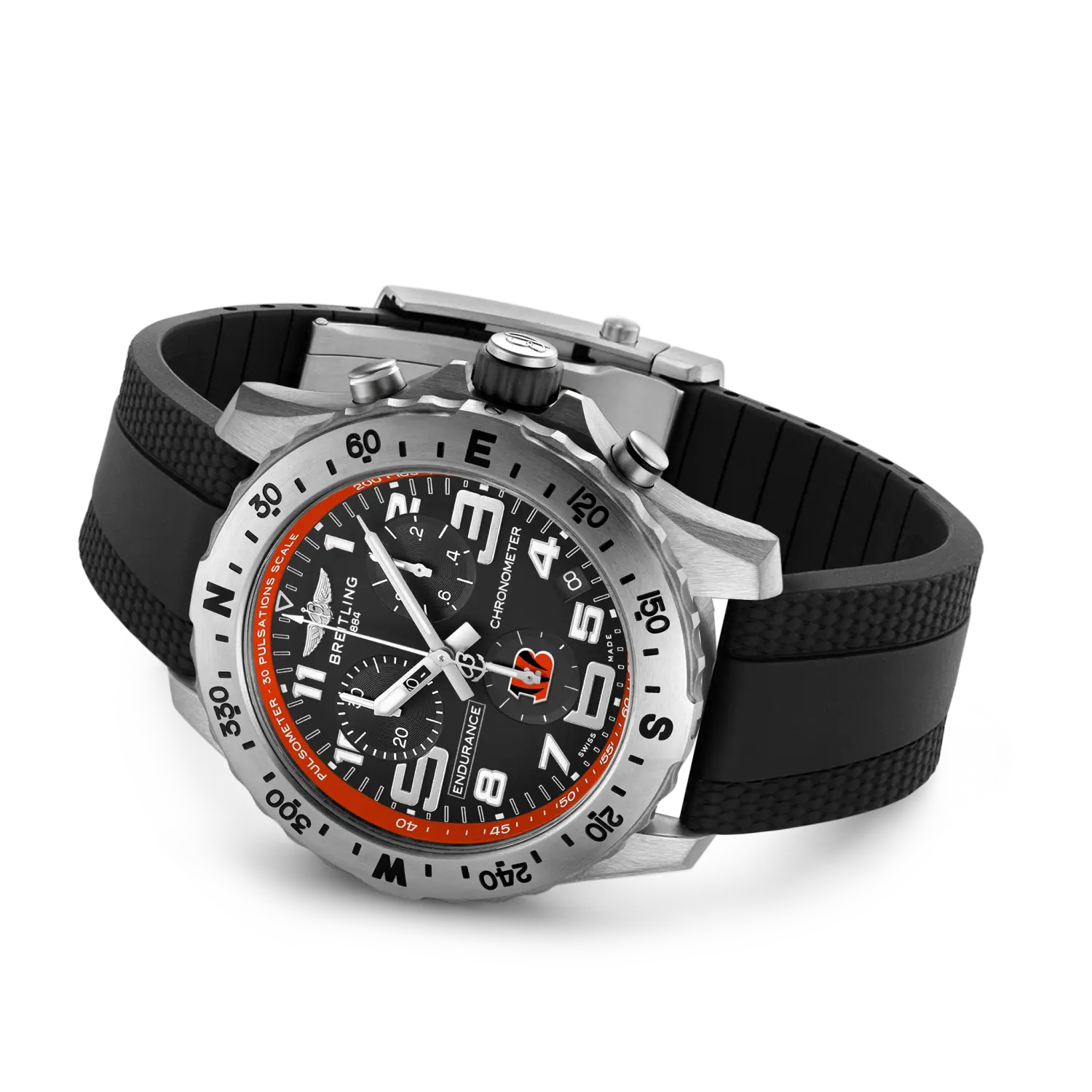 Breitling Endurance Pro E823106A1BCS1 Cincinnati Bengals Edition Quartz 44mm Men's Watch - Image 3