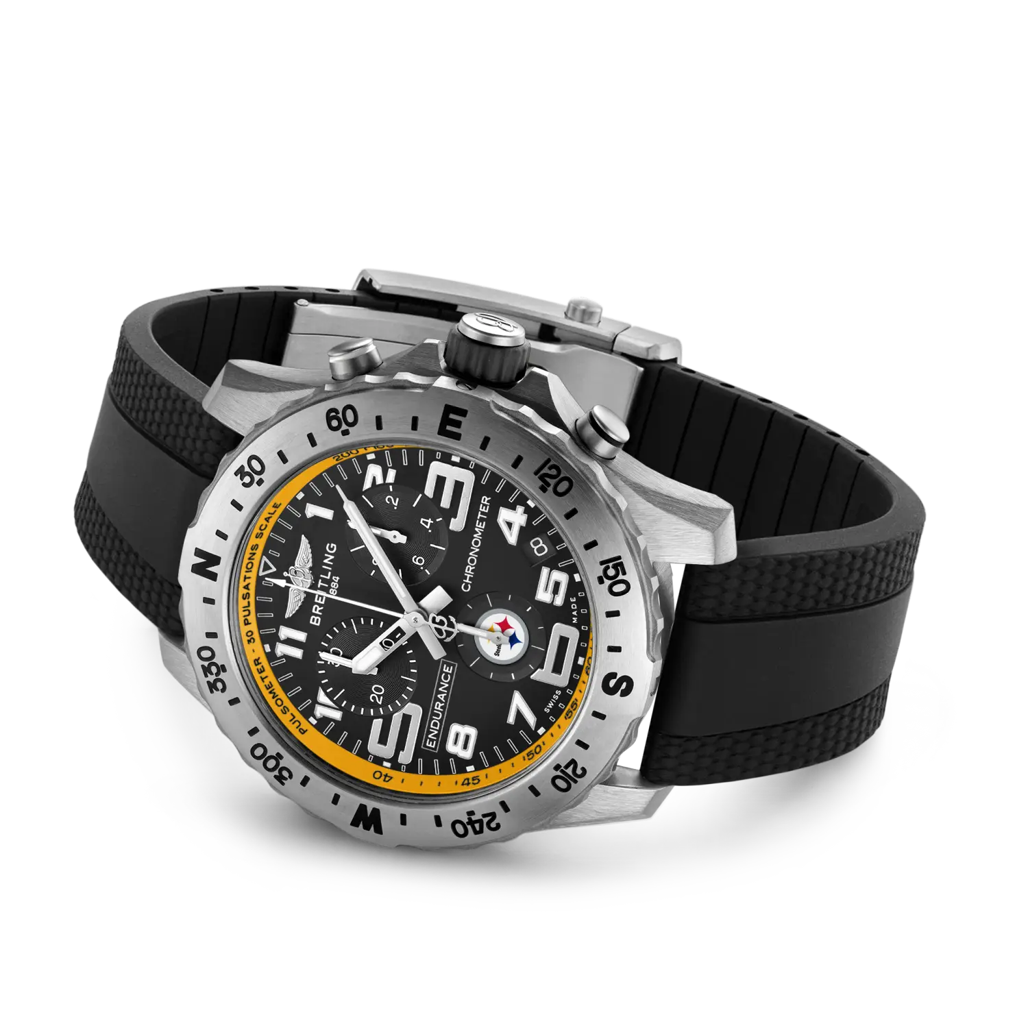 Breitling Endurance Pro E823106A1BQS1 Pittsburgh Steelers Edition Quartz 44mm Men's Watch - Image 3