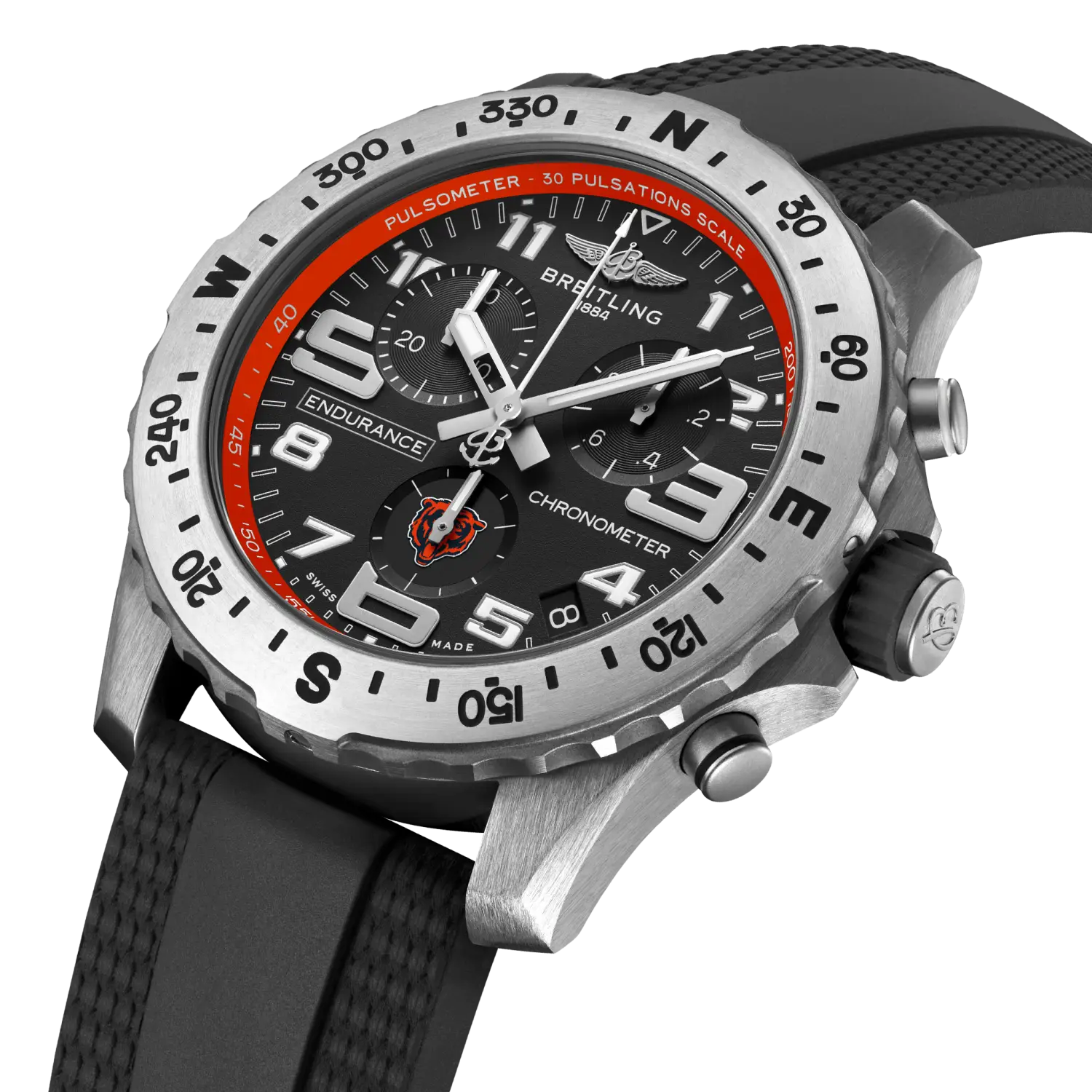 Breitling Endurance Pro E823106A1BVS1 Chicago Bears Edition Quartz 44mm Men's Unisex Watch - Image 2