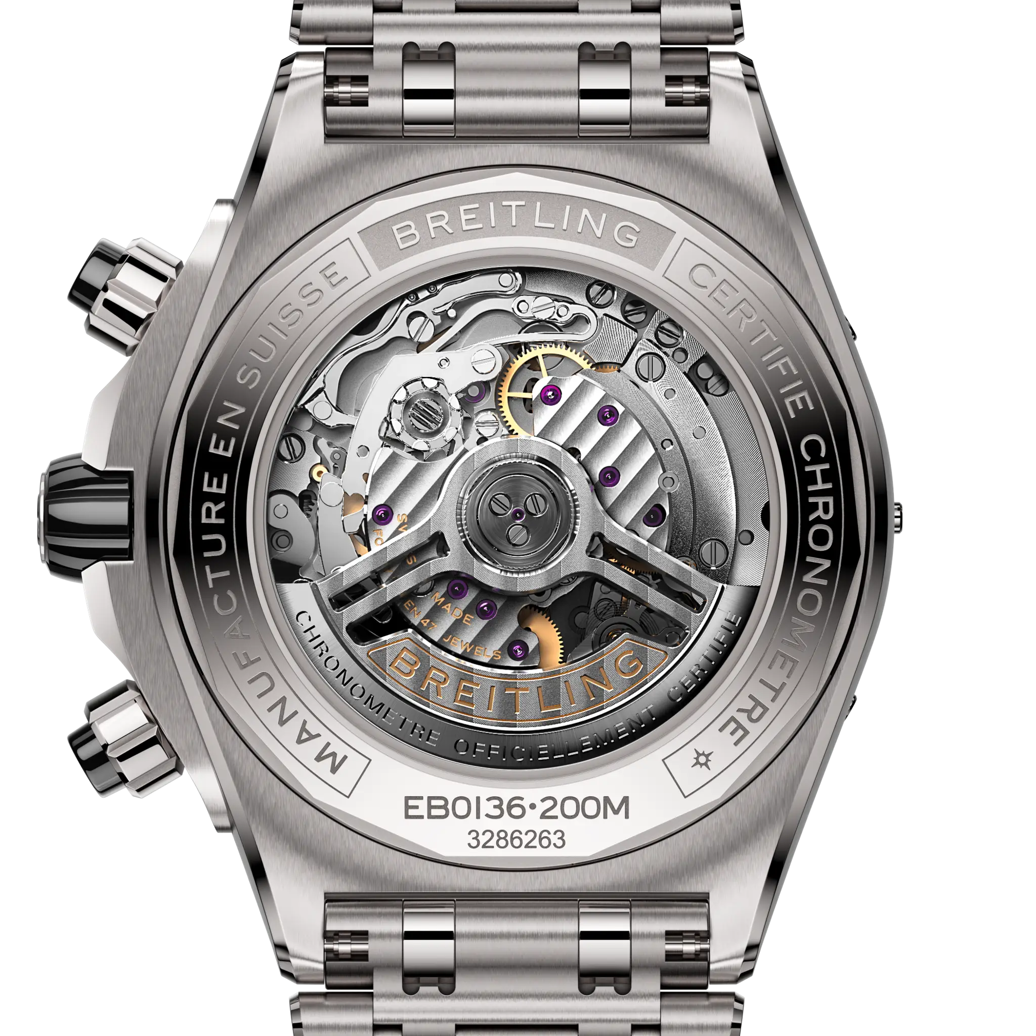 Breitling B01 44 EB0136251M1E1 Watch Japan Official - Image 4